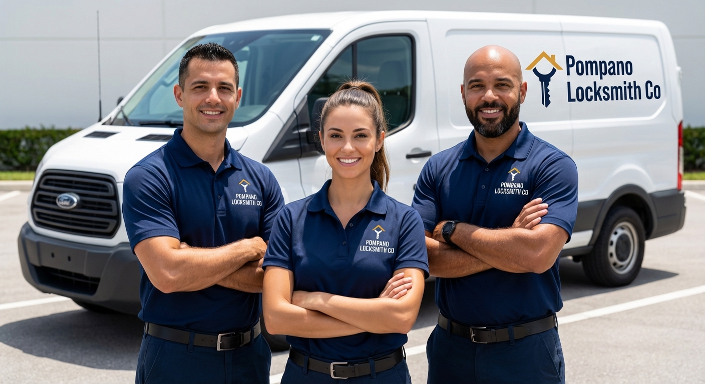 Pompano Locksmith Co team of expert technicians
